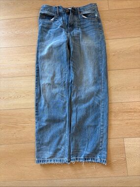 BDG Classic Men's Blue Skate Fit Jeans with embroidery